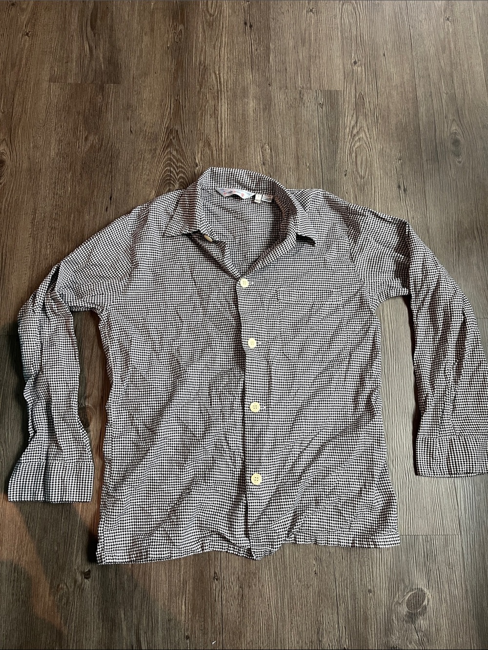 DEROSE THE SAVILE COLLECTION Gingham Button-Down Shirt